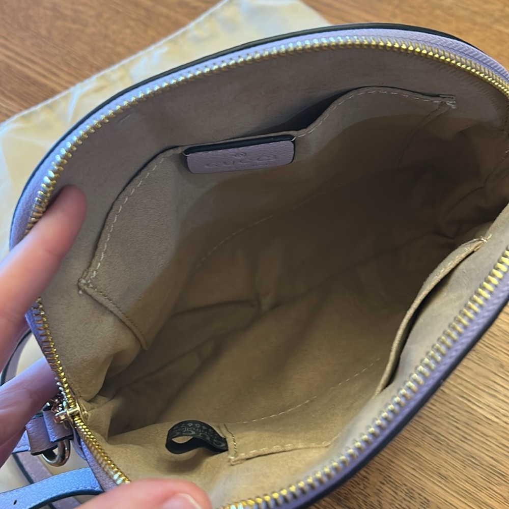 Lilac Purple & Cream Gucci Bag - Picture 5 of 12